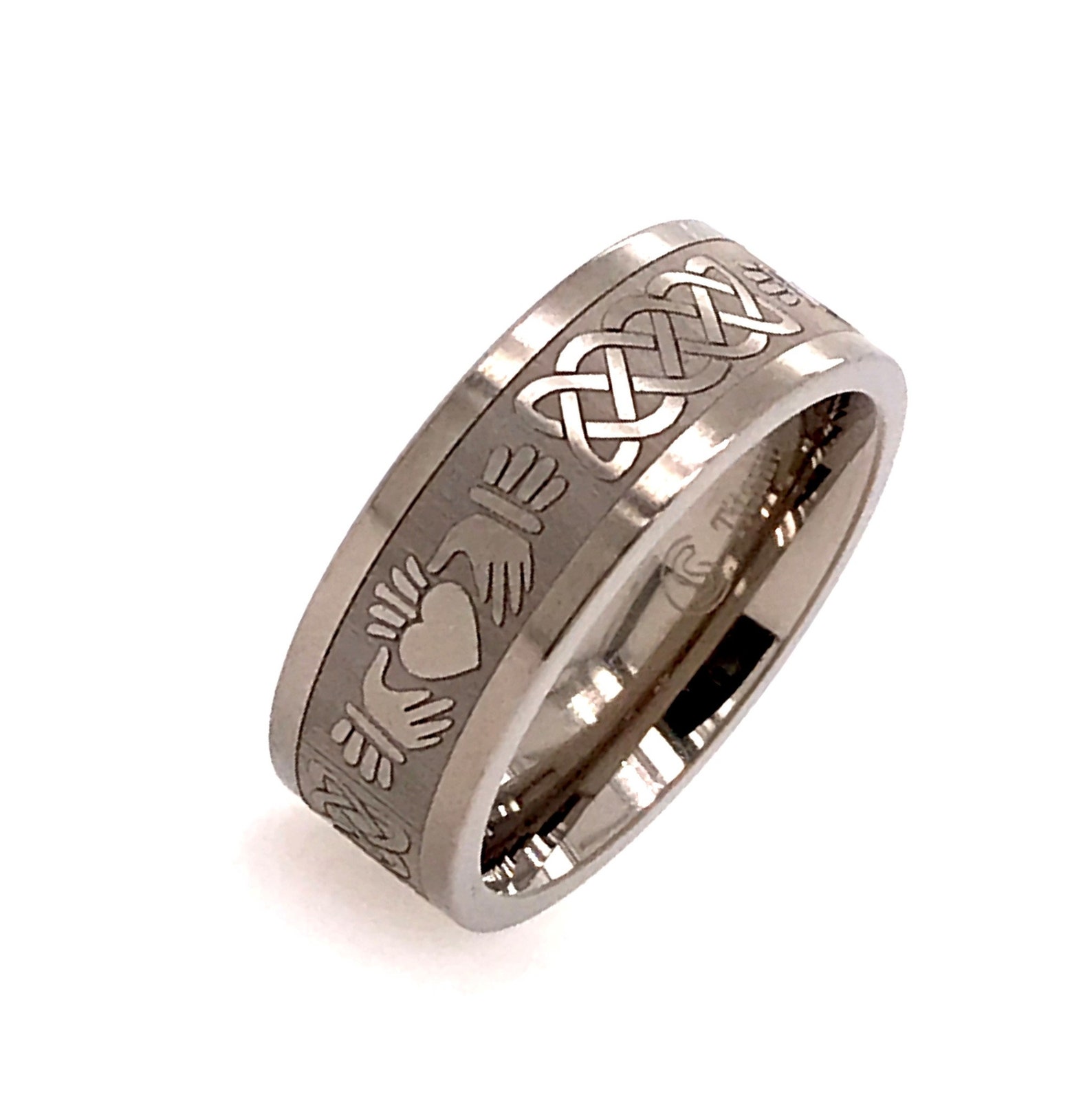 Celtic Wedding Band, Irish Wedding Band, Claddagh Ring, Celtic Knot Celtic Wedding Band, Irish Wedding Band, Claddagh Ring, Celtic Knot