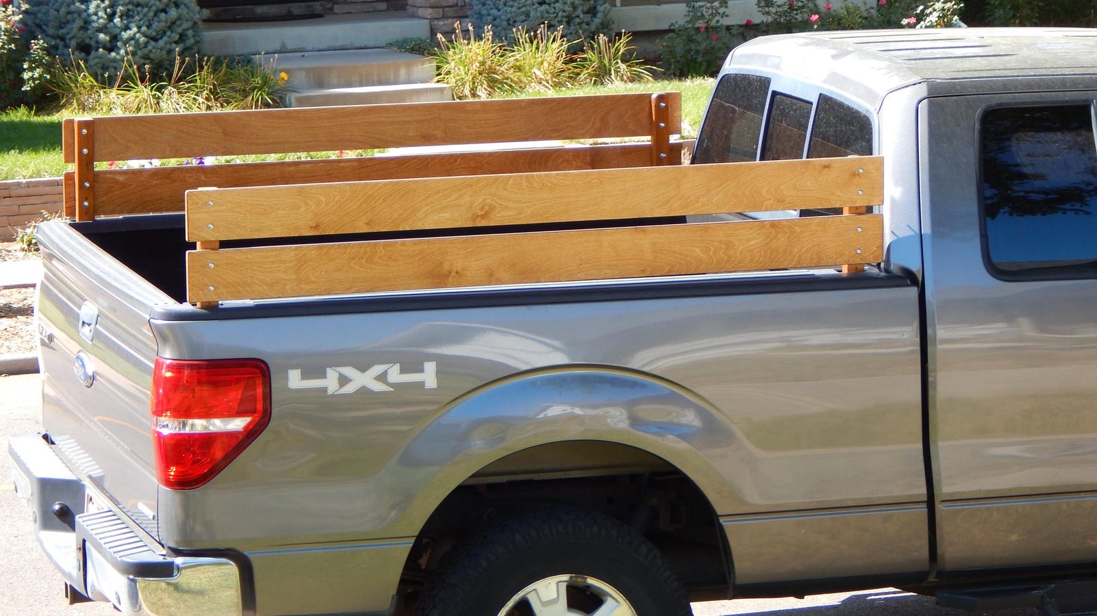 Pick Up Side Rails Pickup Truck Rustic Wood Side 2 Rail Kit Custom Handmade to Order - Etsy