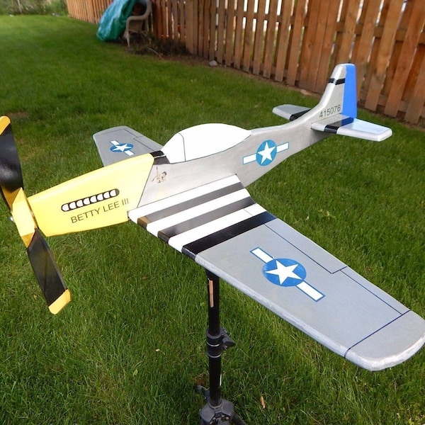 Airplane Yard Art Etsy