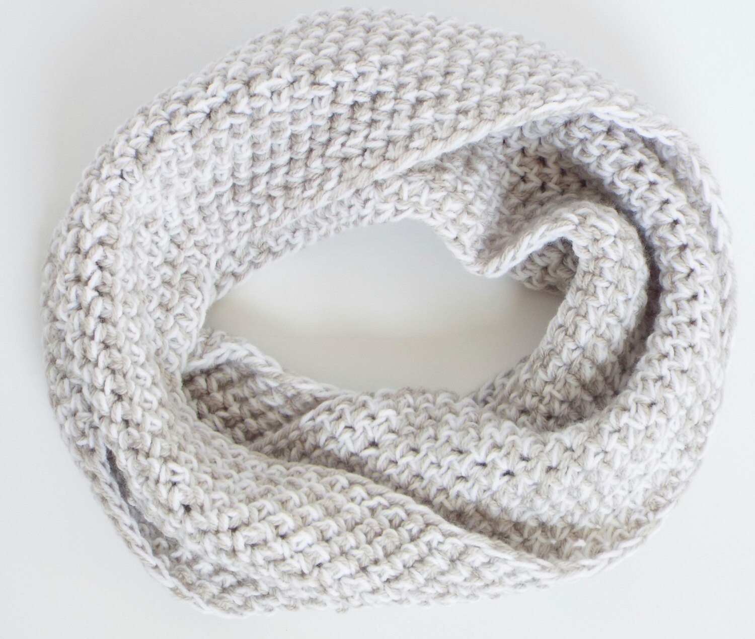 PDF Crochet Pattern Solstice Herringbone Infinity Scarf Etsy