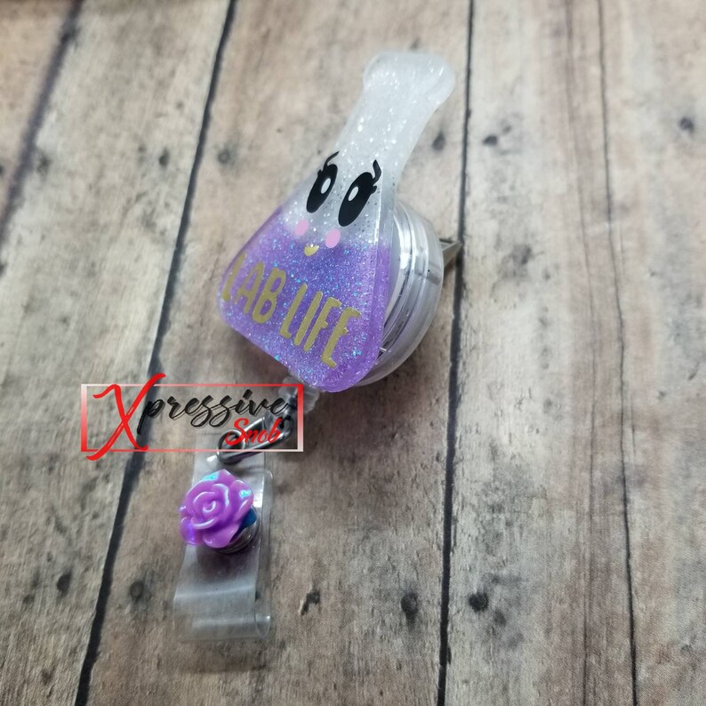Lab Life/badge Reel/medical Technologist/lab Etsy