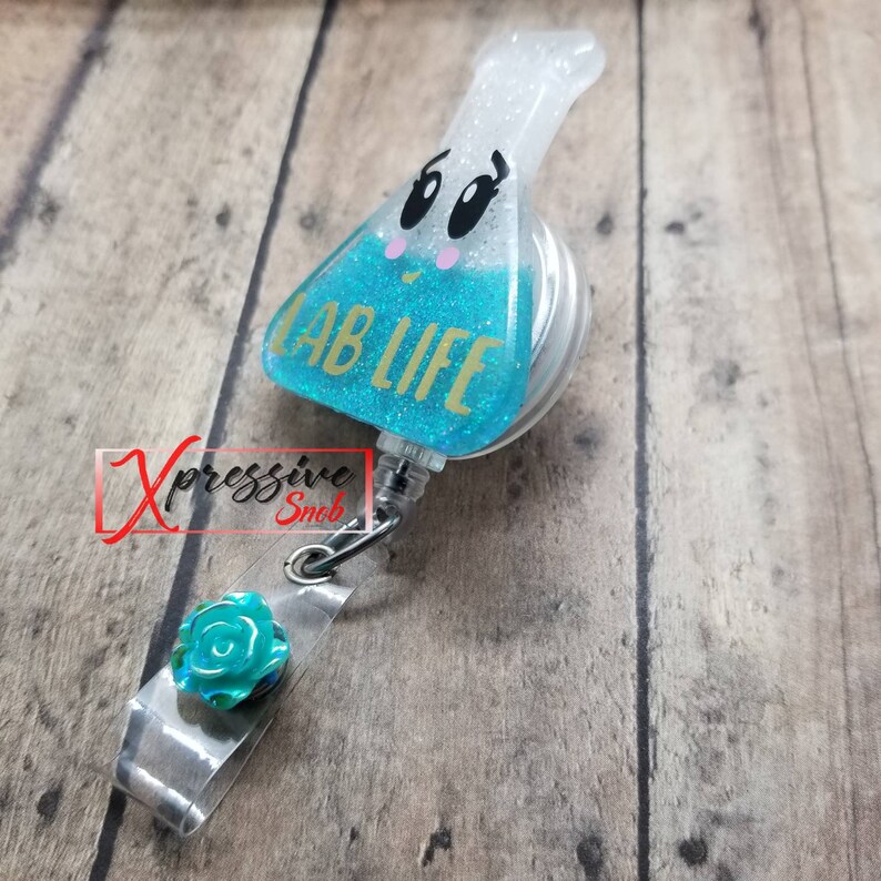 Lab Life/badge Reel/medical Technologist/lab Etsy