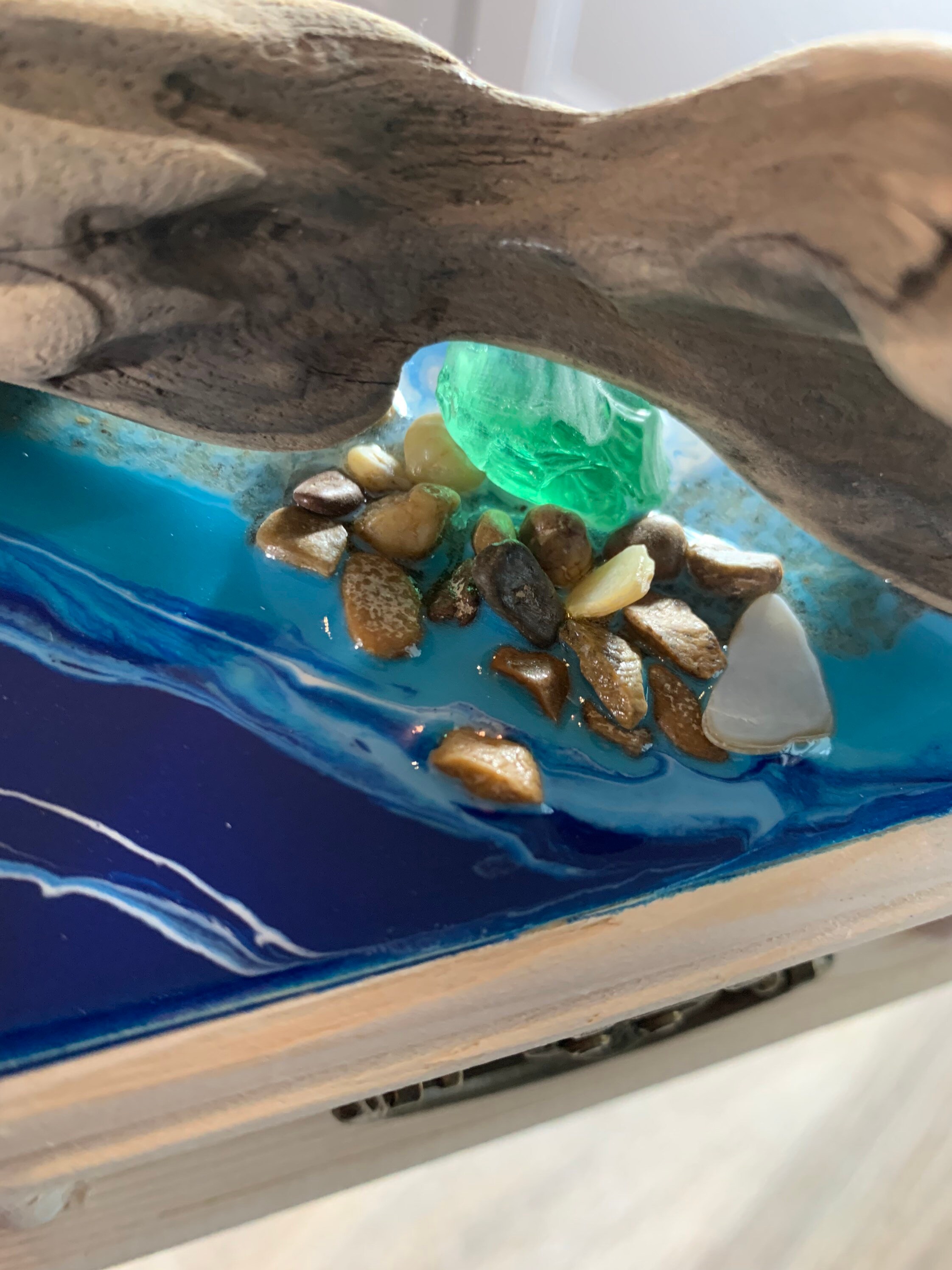 Resin Ocean Jewelry box Jewelry box Resin Ocean Etsy