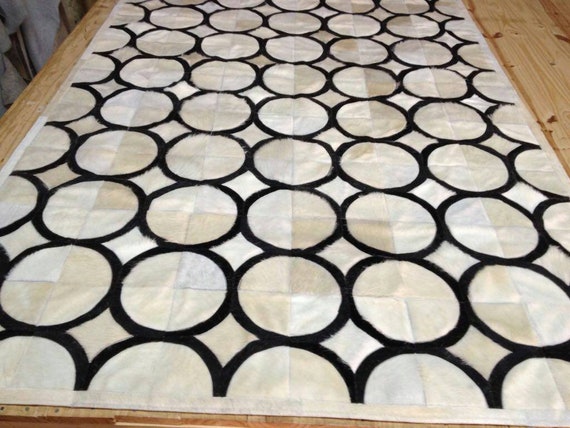 Raw Leather Argentina Free Shipping Patchwork Cowhide Rug Etsy