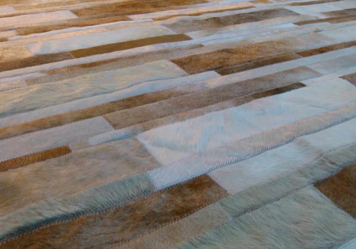 RAW Leather Argentina COWHIDE RUGS Patchwork Free Shipping Etsy Australia