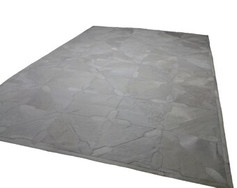 RAW Leather Argentina - COWHIDE Patchwork  RUGS- Free Shipping - Handmade