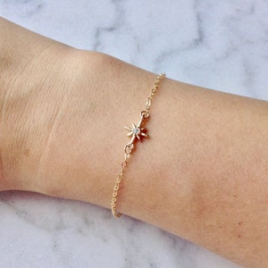 Gold star  bracelet, gold star jewelry , layering bracelet, everyday bracelet, tiny star bracelet, tiny gold bracelet , bridesmaid bracelet