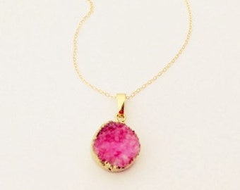 Light pink druzy necklace, druzy jewelry, pink druzy necklace, pink druzy jewelry , gemstone necklace, pink rock necklace