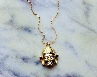 Buddha necklace , yoga necklace , Buddha jewelry, meditation necklace , meditation jewelry, buddha charm necklace , everyday necklace