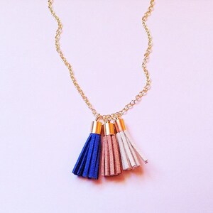 Mixed colors tassel , tassel necklace, tassel jewelry, statement necklace , bohemian necklace, tassel fringe necklace