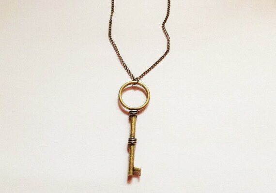 ブレスレット LESS IS MORE Onyx Antique Key Necklace Vintage Key Necklace,key Necklace,lucky Necklace,everyday