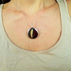 Sterling silver locket necklace, locket jewelry, silver locket necklace, storage necklace, modern necklace, cute locket necklace, delicate