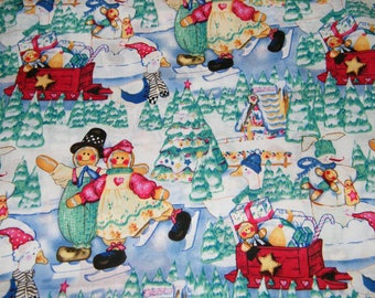 Christmas fabric by the yard | Etsy