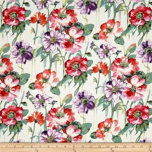 BTY Dear Stella Flower Power - SUMMER GARDEN Multi Print 100% Cotton Quilt Craft Fabric by the Yard