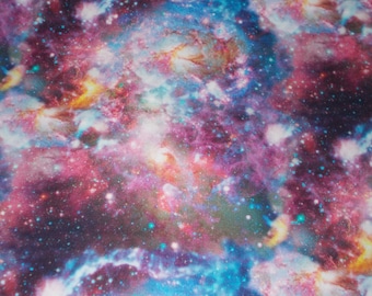 Photo Real BRIGHT SPACE Print 100% Cotton Quilt Craft Fabric