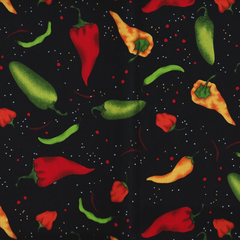 Chili Pepper Italian Stretch Satin Fabric main image 1