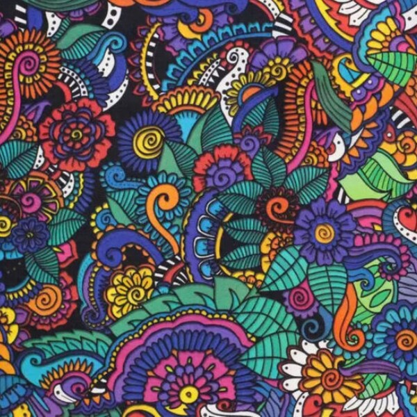 Jewel Tones Fabric Etsy