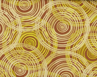 BTY Robert Kaufman MARKS CIRCULAR Gold Geometric Print 100% Cotton Quilt Crafting Fabric by the Yard