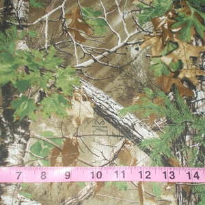BTY Realtree Xtra Camouflage Camo Woods Large Print Cotton Fabric by ...