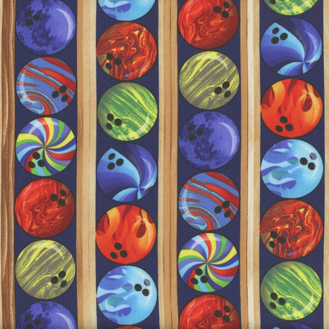 Bowling Print Pattern Quilt