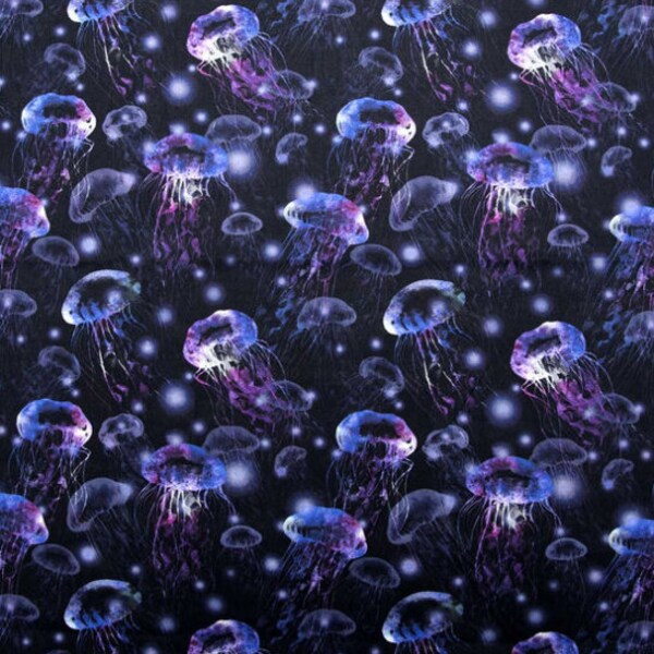 Jellyfish Fabric Etsy