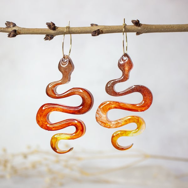 Pendientes serpiente | Hecho a mano | Witch Style