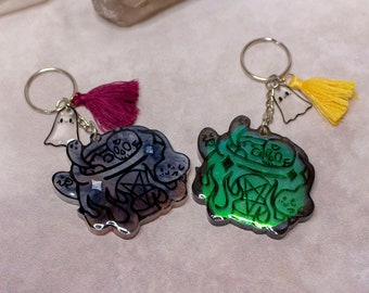 Halloween Keychain | Witch Style | Cauldron