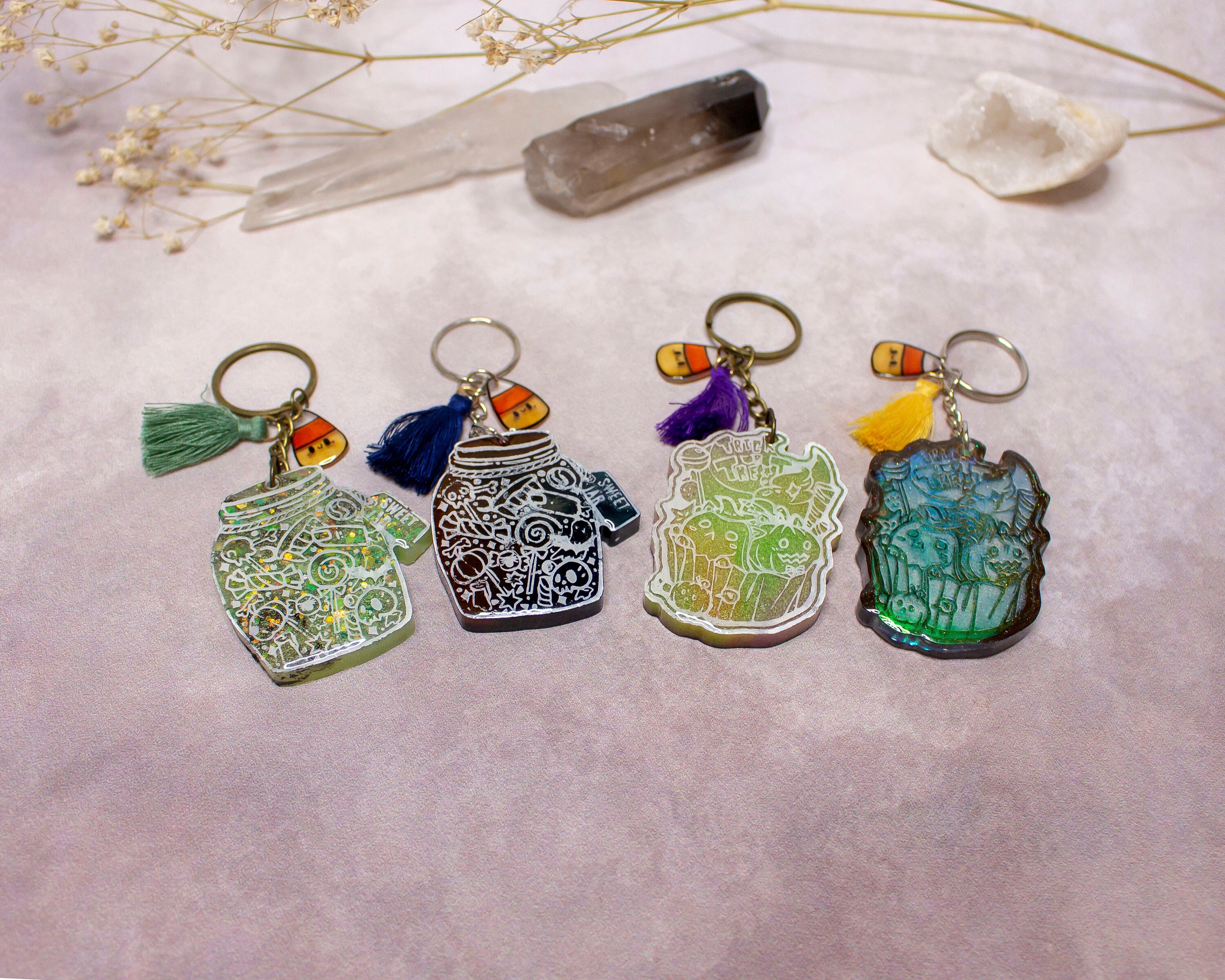 Halloween keychain | Witch Style | Candy