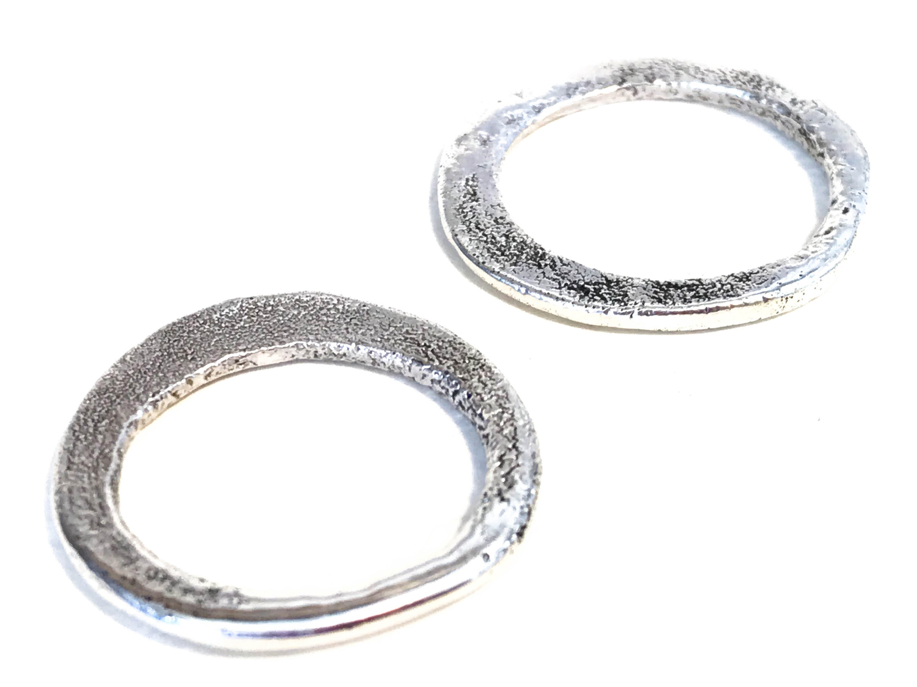 Stackable Rings 925 Silver Textures, Reticulated Jewelry, Custom Made ...