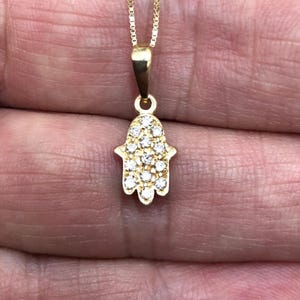 Gold hamsa necklace, 14k Yellow Gold  hamsa necklace with diamonds, Diamonds hamsa , Hamsa necklace, Diamond necklace, Hand made jewelry,