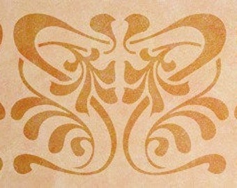 Pochoir art nouveau | Etsy