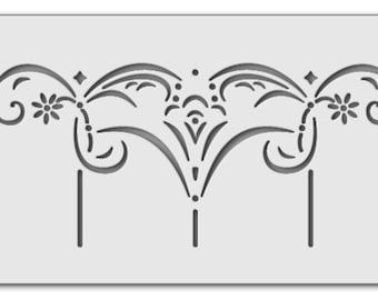 Floral Stencil Vintage Template Masks Card making Crafts Paint FurnitureFL95