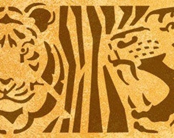 Stencil Wandschablone »Tiger«