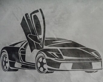 Stencil Wandschablone »Lamborghini«