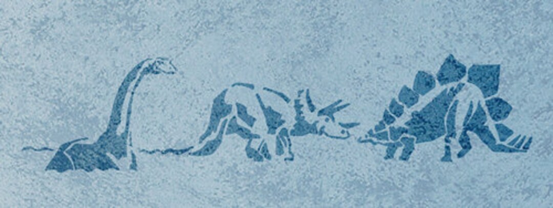  Stencil Schablone Dinosaurier 1_0043 - Etsy.de Bildidee 