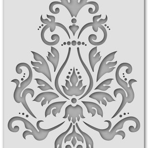 Stencil Template Art Nouveau Brocade - 1647