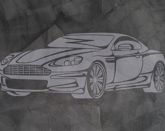 Pochoir gabarit mural » Aston Martin »