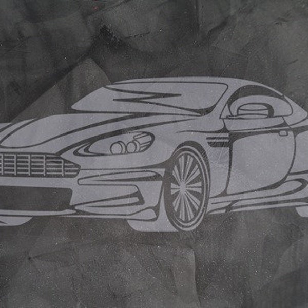 Stencil Wall Template» Aston Martin «