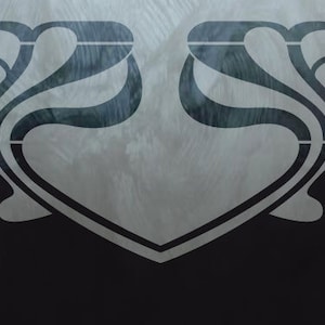 Stencil »Jugendstil-Band«
