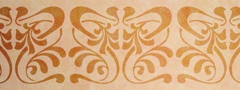 Stencil Jugendstil 2 0368 image 1