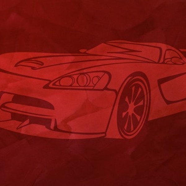 Stencil Wall Mask» Dodge Viper «