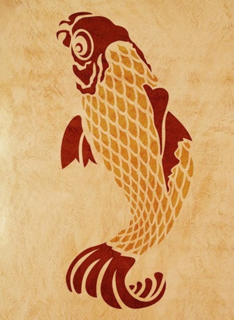 pochoir Koi image 1