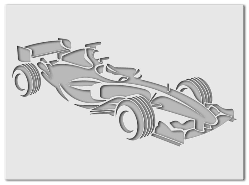 Stencil Wall Stencil Formula 1 image 2