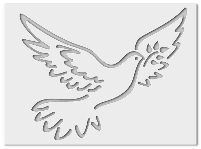 Stencil Wall Stencil Peace Dove | Etsy
