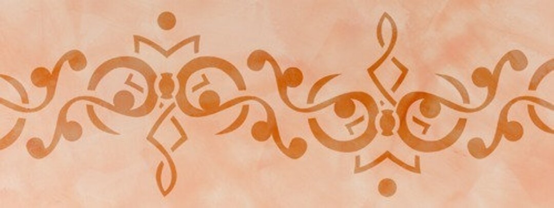 Stencil Wall Template» Border 2 « - Etsy