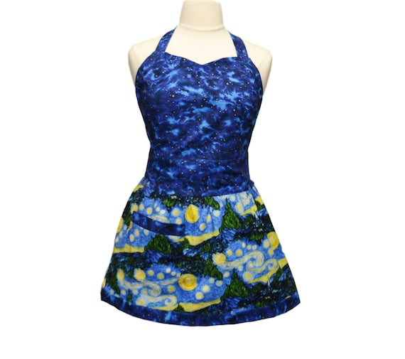 starry night dress plus size