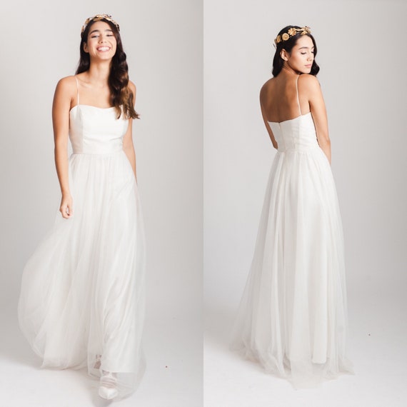 Starling Dress Whimsical Wedding Dress Ballerina Style Wedding Etsy