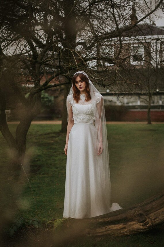 simple slip wedding dress
