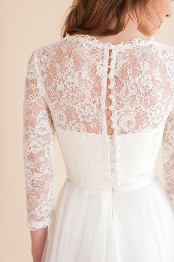 lace wedding top