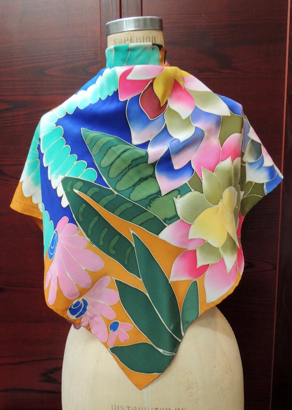 Vintage "Sunrise" Scarf: Great Gift, Retro Head Co